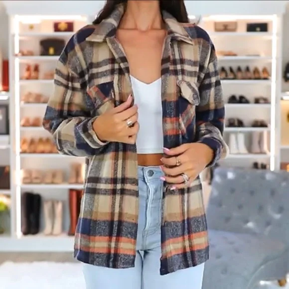 Plaid Shacket - Picture 4 of 14